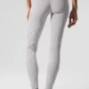 High-Waist Alosoft Sunray Legging - Gris ciel délavé