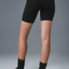 High-Waist Biker Short 7" – Noir