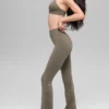 High-Waist Bootcut Legging Airbrush - Cacao clair
