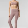 High-Waist Bootcut Legging Airbrush - Taupe