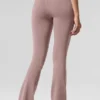 High-Waist Bootcut Legging Airbrush - Taupe