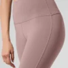 High-Waist Bootcut Legging Airbrush - Taupe