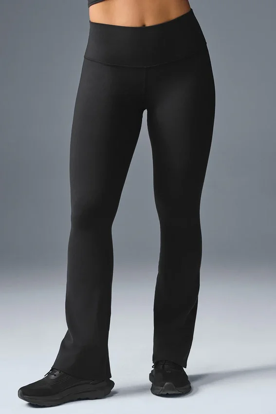 High-Waist Bootcut Legging - Noir