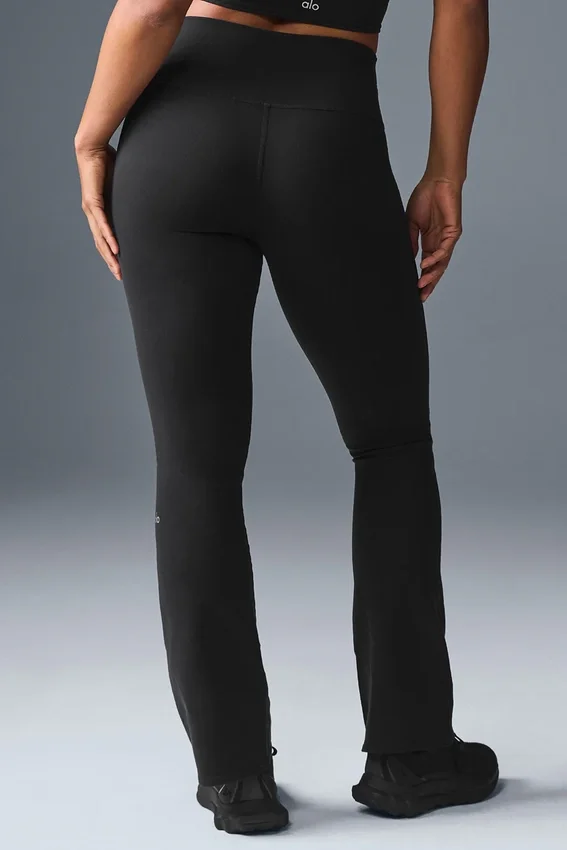 High-Waist Bootcut Legging - Noir