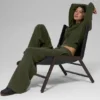 High-Waist Cargo Pant en maille Scholar - Vert olive