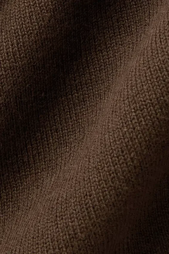 High-Waist Cargo Pant Scholar Knit - Espresso