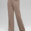 High-Waist Cashmere New Class Wide Leg Pant – Chai Latte