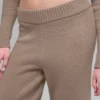 High-Waist Cashmere New Class Wide Leg Pant – Chai Latte