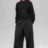 High-Waist Dreamscape Shorts (court) - Noir