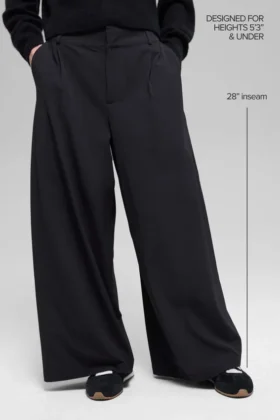 High-Waist Dreamscape Shorts (court) – Noir