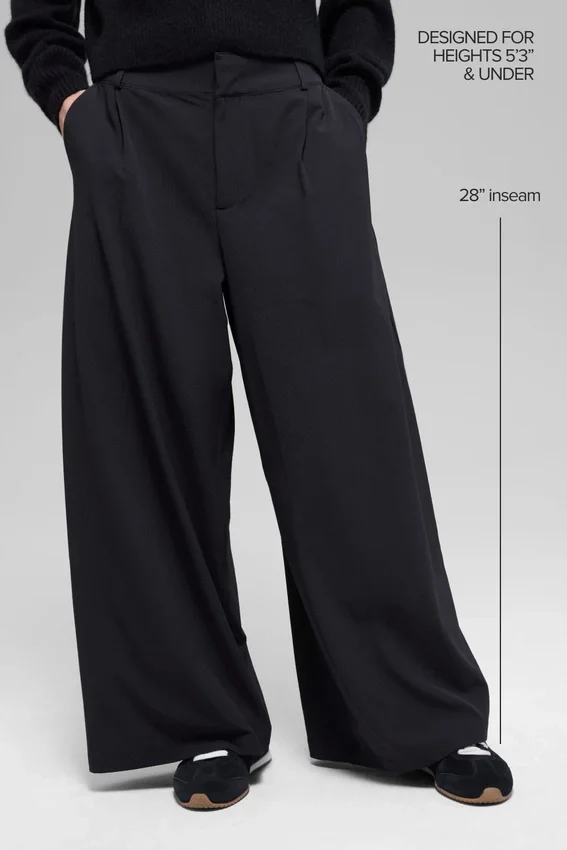 High-Waist Dreamscape Shorts (court) - Noir