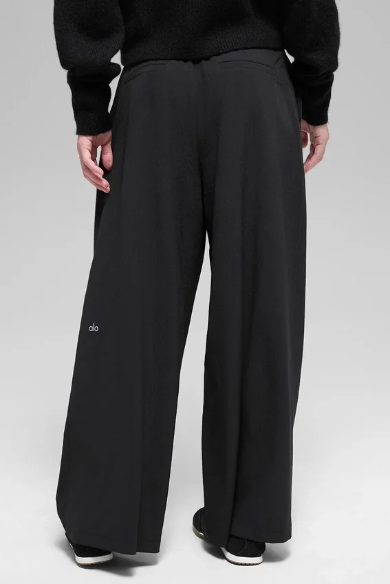 High-Waist Dreamscape Shorts (court) - Noir