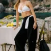 High-Waist Dreamscape Trouser (coupe classique) - Noir
