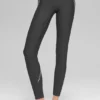 High-Waist Haven Legging d'Airlift - Anthracite/Blanc