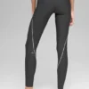 High-Waist Haven Legging d'Airlift - Anthracite/Blanc
