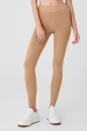 High-Waist Head Start Legging d’Alosoft – Toasted Almond