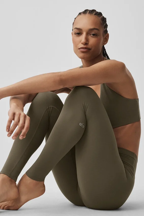 High-Waist Legging Alo Softsculpt – Olive Tree