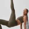 High-Waist Legging Alo Softsculpt – Olive Tree