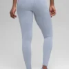 High-Waist Leggings sans coutures à rayures bicolores - Winter Frost Heather
