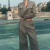 High-Waist Main Character Wide Leg Trouser – Couleur « Light Cocoa »