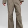 High-Waist Main Character Wide Leg Trouser – Couleur « Light Cocoa »