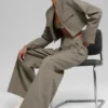 High-Waist Main Character Wide Leg Trouser – Couleur « Light Cocoa »