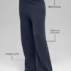 High-Waist New Class Wide Leg Pant – Bleu marine