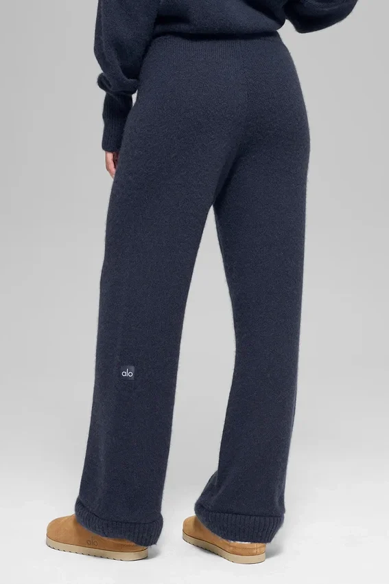 High-Waist New Class Wide Leg Pant – Bleu marine