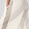 High-Waist Origin Wide Leg Track Pant - Ivoire