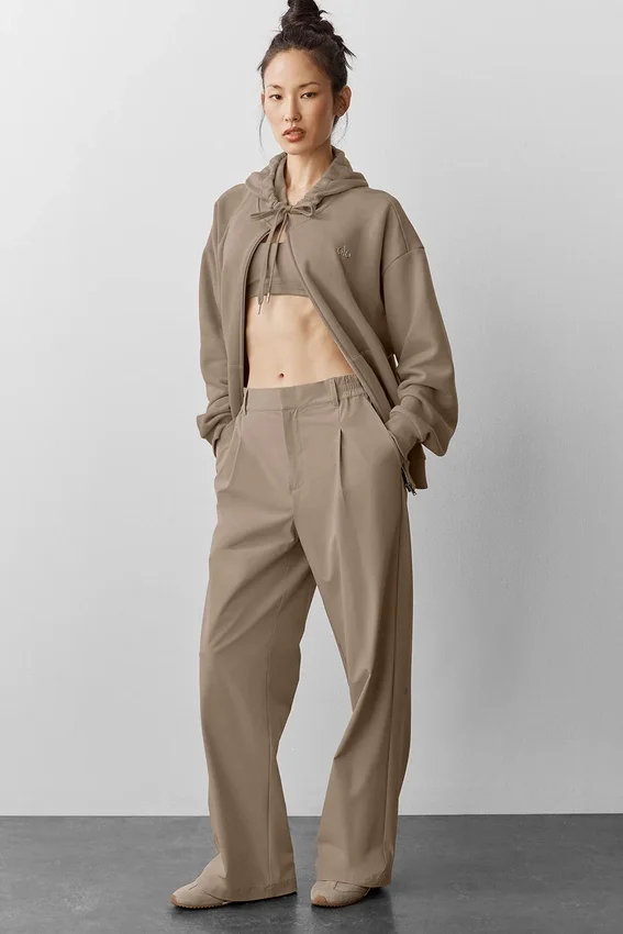 High-Waist Pursuit Trouser (Regular) - Gravel