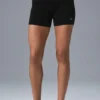 High-Waist Scholar Knit Short - Noir