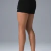 High-Waist Scholar Knit Short - Noir