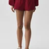 High-Waist Short en coton « Real Deal » - Rouge « Summer Romance »
