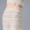 High-Waist Short en maille Sport Play - Ivoire/Albâtre