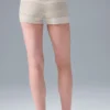 High-Waist Short en maille Sport Play - Ivoire/Albâtre