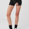 High-Waist Shorts Alolux « Me Time » - Noir