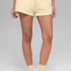 High-Waist Socialite Shorts - Jaune Candlelight