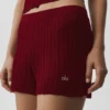 High-Waist Sunlit Short - Rouge « Summer Romance »