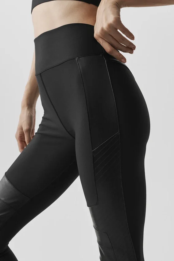 High-Waist Supermoto Airlift Winter Warm Legging – Noir