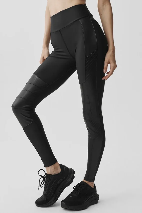 High-Waist Supermoto Airlift Winter Warm Legging – Noir