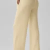 High-Waist Wide Leg Pant « Snuggle up Sweater » – Jaune bougie