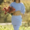 Jupe Accolade - Bleu Provence clair