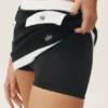 Jupe « Capri Dream » High-Waist en coton et cachemire - Noir/Blanc