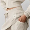 Jupe cargo en maille Scholar - Avoine chiné