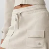 Jupe cargo en maille Scholar - Avoine chiné