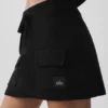 Jupe cargo en maille Scholar - Noire