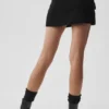 Jupe cargo en maille Scholar - Noire