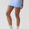 Jupe de tennis Airbrush High-Waist Good Form - Bleu Provence clair