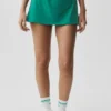 Jupe de tennis Alo Softsculpt « Amp It up » - Emerald Isle