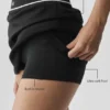 Jupe de tennis Alo Softsculpt « Amp It up » - Noir